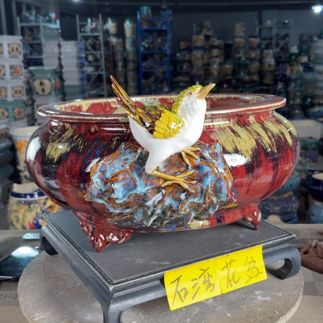 一风堂石湾花盆 内31*14