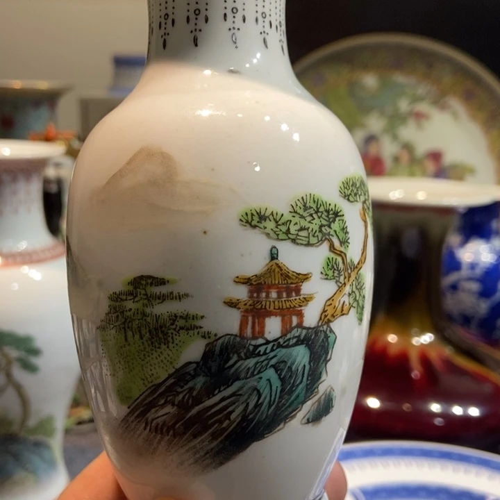 摆件j****2景德镇粉彩陶瓷