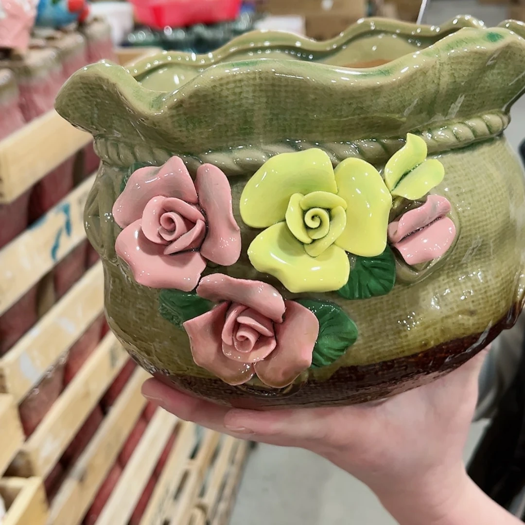 【闪购商品】陶瓷陶瓷多肉植物花盆