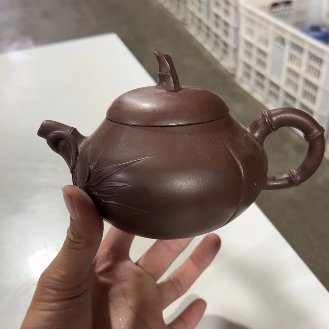 紫砂茶壶老厂紫砂壶一件！