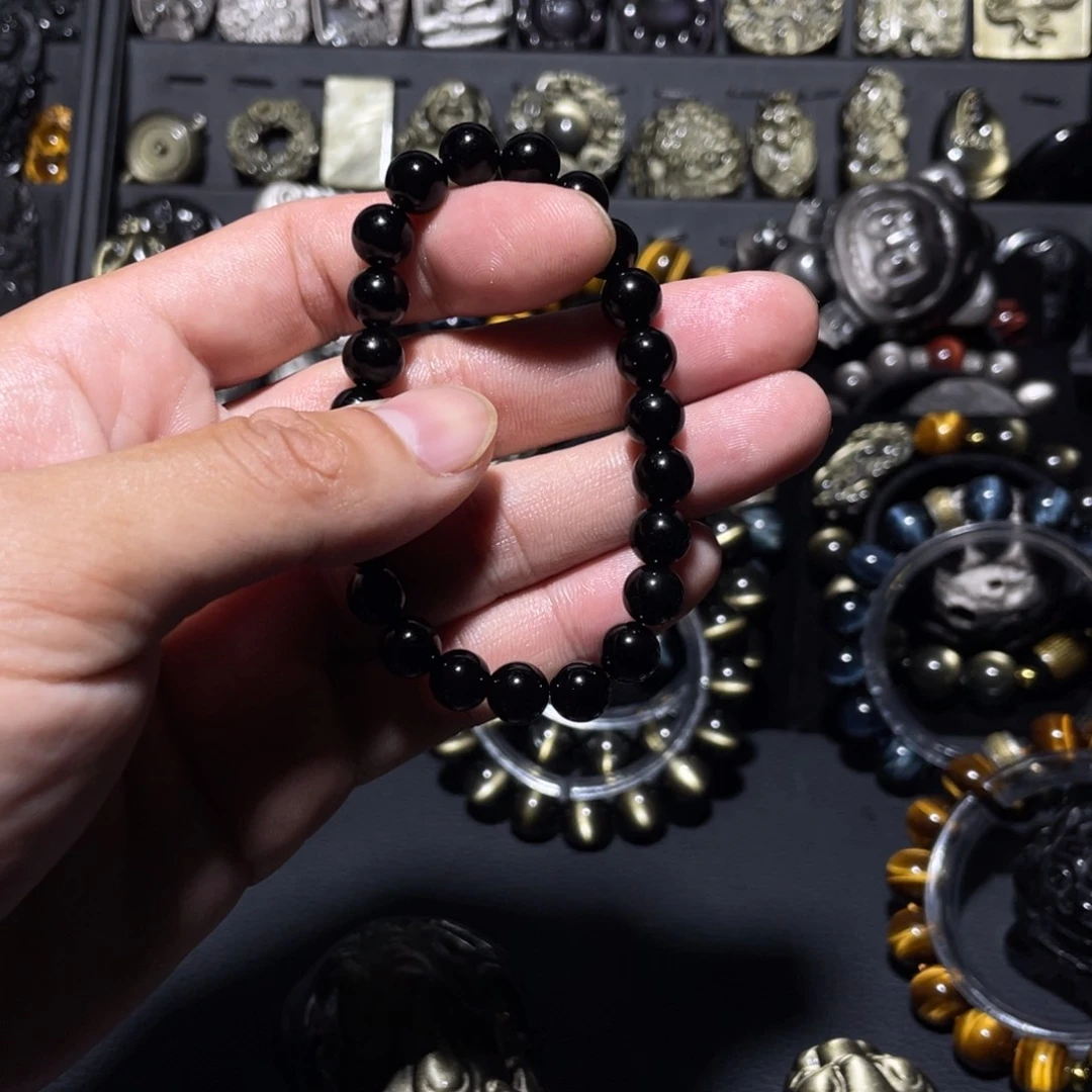 未镶嵌黑曜岩珠宝奇石p*t