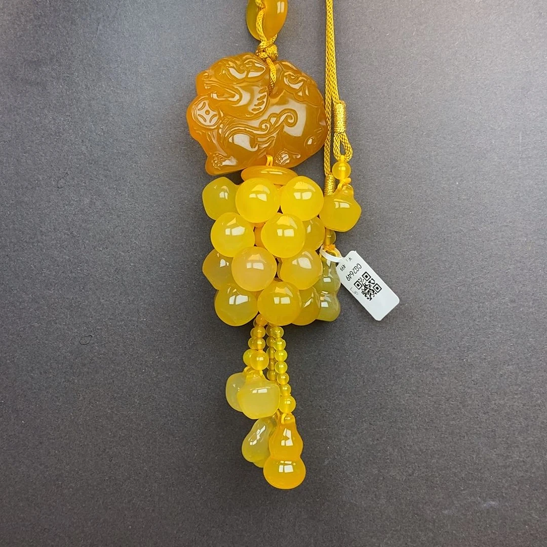 玛瑙/玉髓未镶嵌车挂