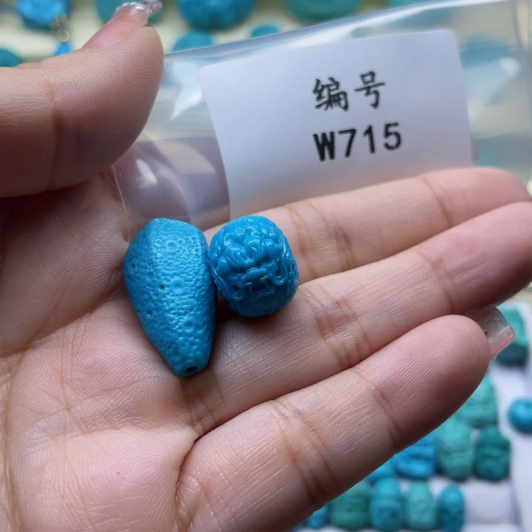 未镶嵌绿松石珠宝奇石胡***飞