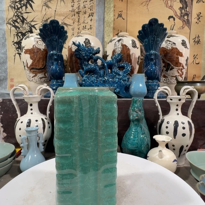 瓷片手工制作陶瓷摆件