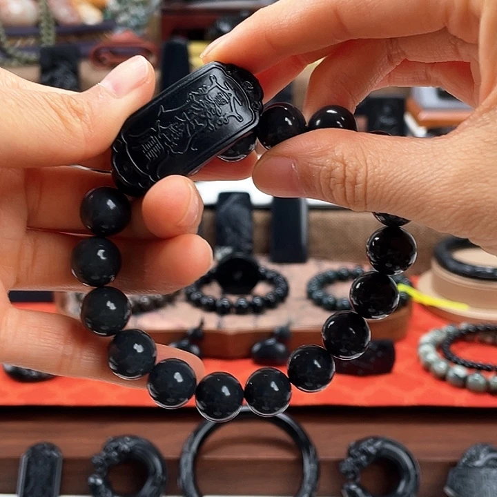 和田玉未镶嵌颈饰特价，卡10入门圆珠