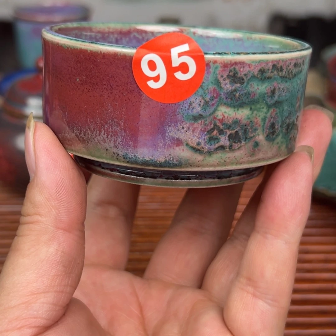 手工制作钧窑茶器