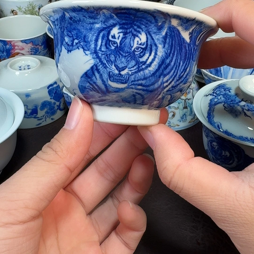 k***i现代景德镇陶瓷盖碗