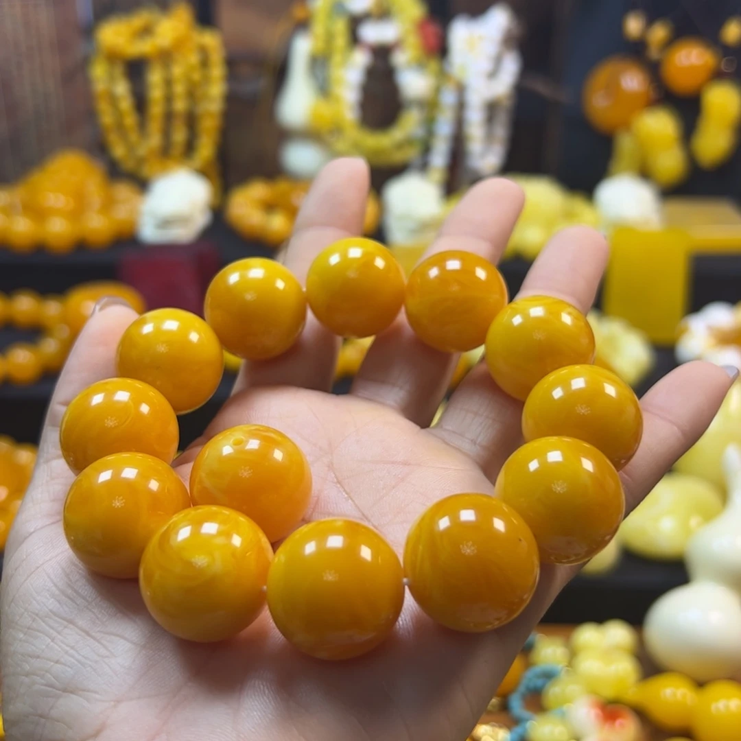 夏***生老蜡深飘花手串一条卡20