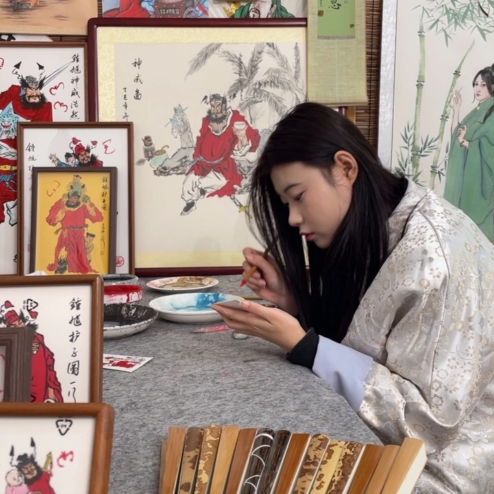 嘿***够国画李老师李老师轴