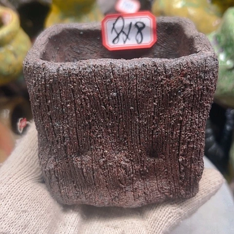 粗陶花盆手工花盆制作