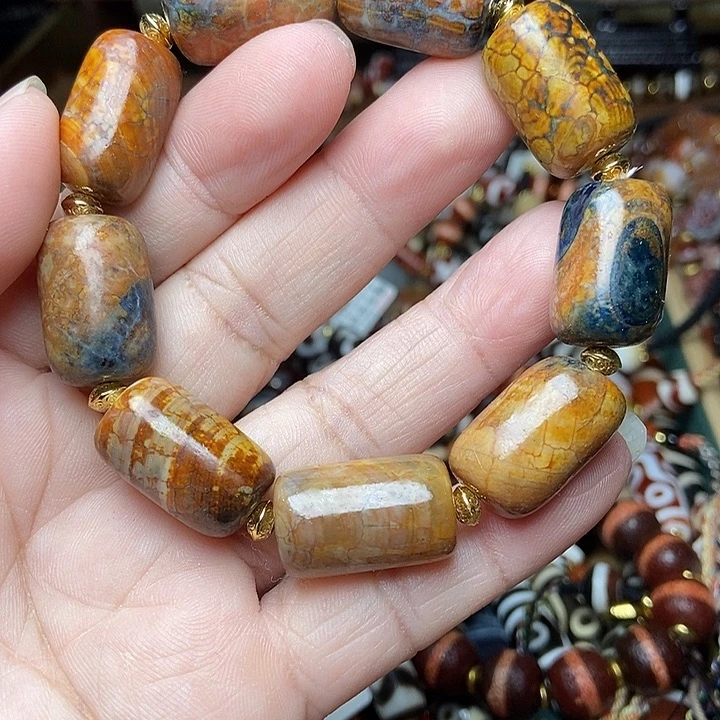 玛瑙/玉髓未镶嵌手链