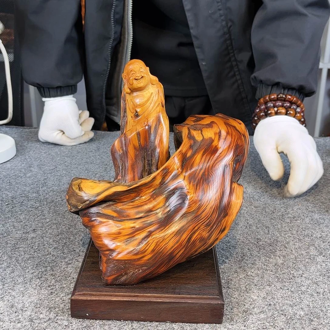 柏木（崖柏）用****8崖柏精品海带料摆件