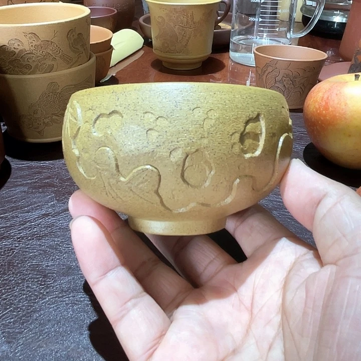 茶杯紫砂浮雕福利