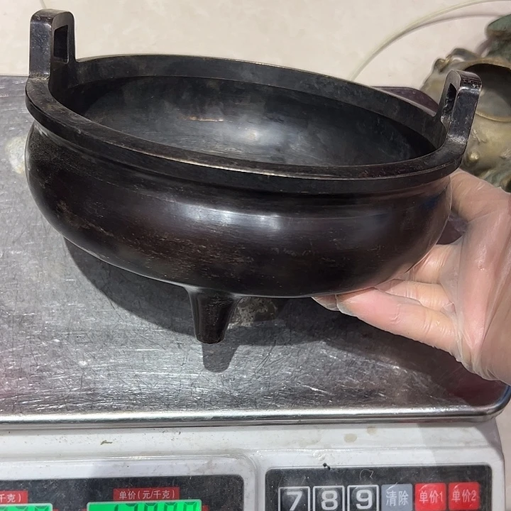 一**光黄铜摆件工艺品摆件