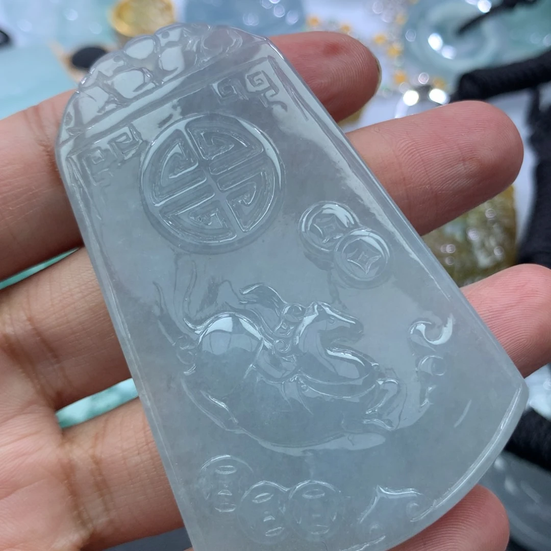颈饰未镶嵌翡翠缅甸天然A货翡翠
