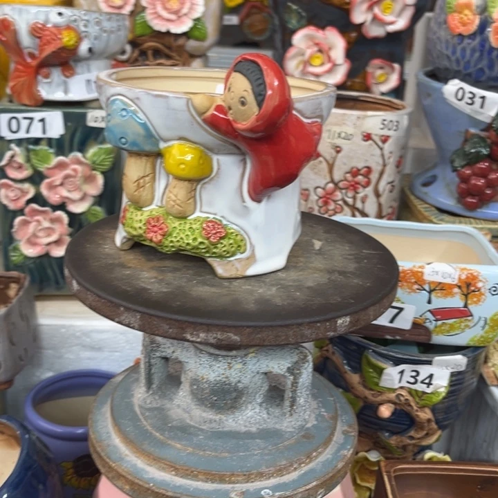 紫砂花盆粗陶材质多肉花盆