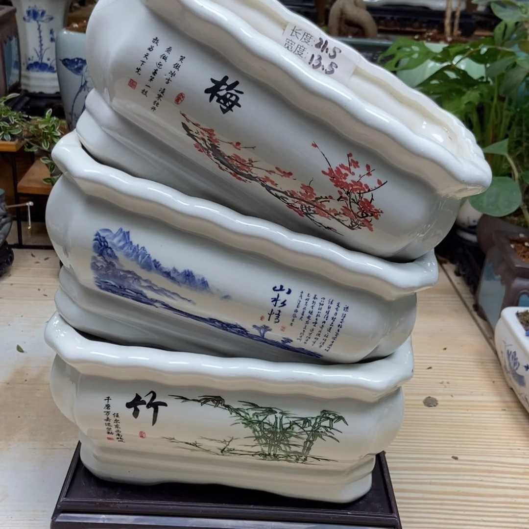 瓷片陶瓷花盆陶瓷艺术