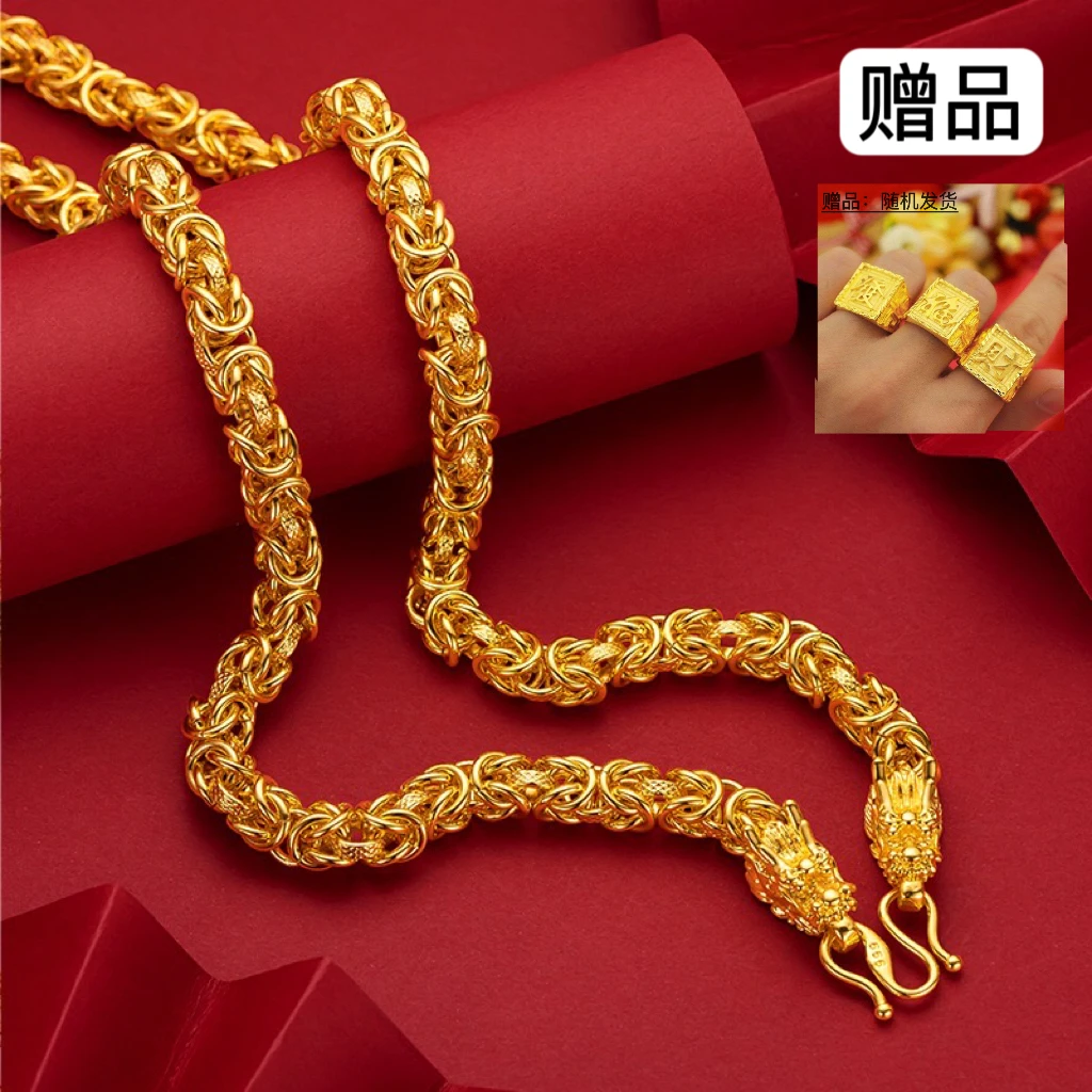 合金项链 2025新款龙骨项链实心精致时尚亮光百搭