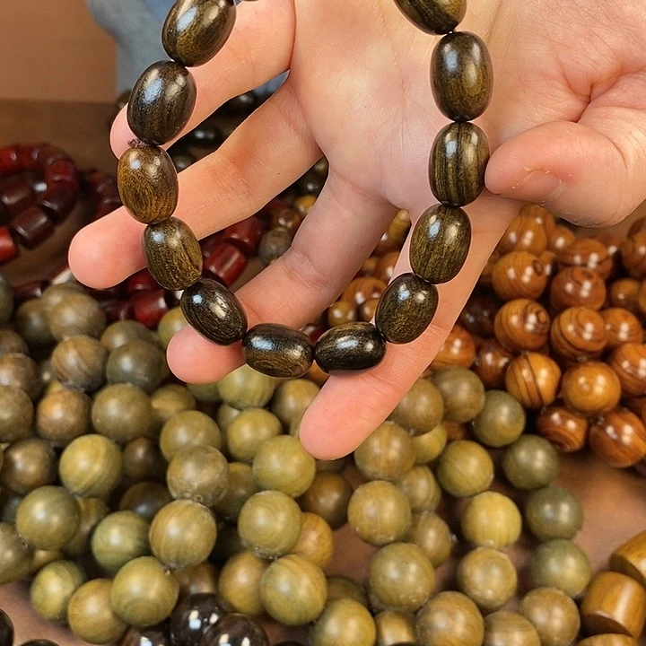 贡木黑油枣珠单圈