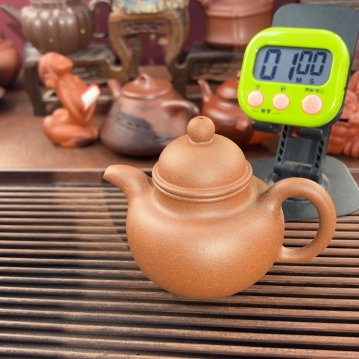 A***爸茶壶紫砂宜兴原矿桃花泥