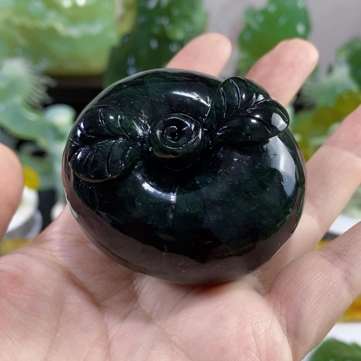 未镶嵌岫玉手把件