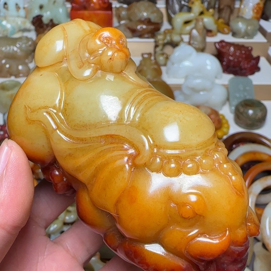 开***心和田玉未镶嵌颈饰