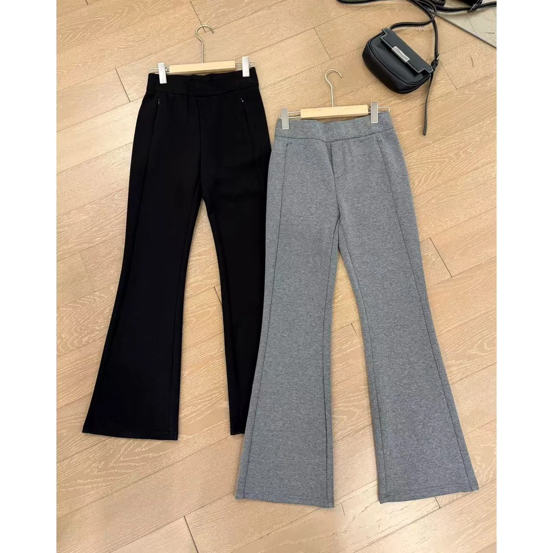 小静静一会【大长腿微喇裤】2025早春显瘦休闲休闲裤 2502C173