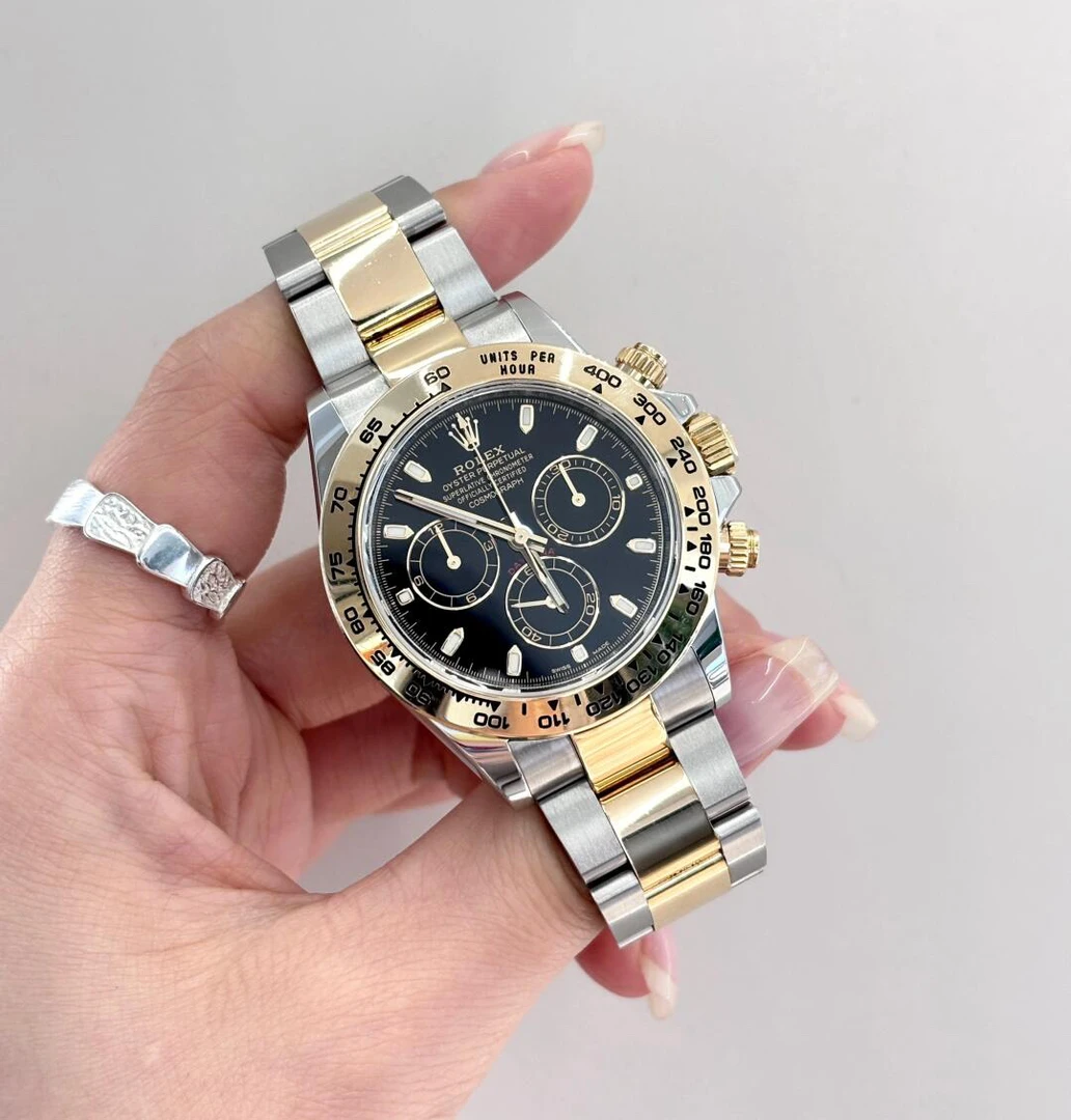 99新 Rolex/劳力士 劳力士116503黑条，21年国行双吊牌，全套全长