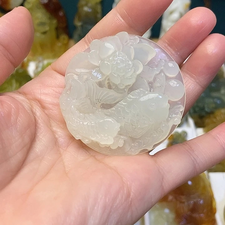 岫玉未镶嵌岫玉未镶嵌吊坠1