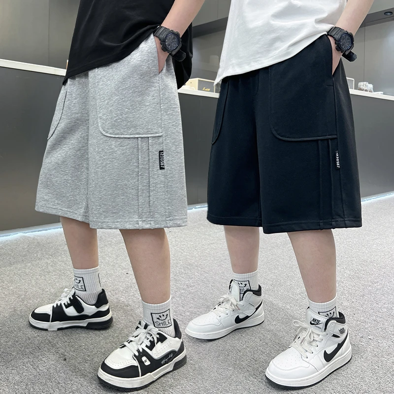 男童短裤夏季薄款运动裤2025新款儿童夏装中裤大童五分裤男孩裤子