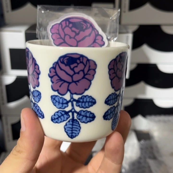 marimekko紫玫瑰200ml手握