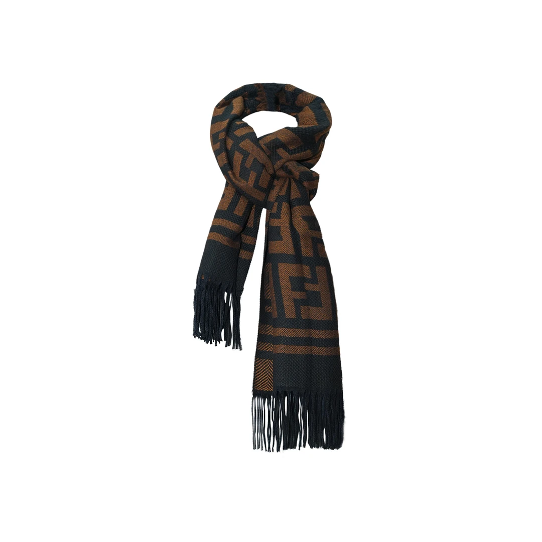 朗尼芬迪宠粉时尚休闲穿搭深色针织披肩7230597918