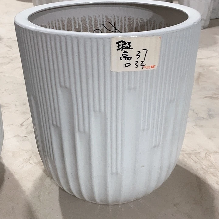 【闪购商品】高温陶瓷花盆默认瑕疵