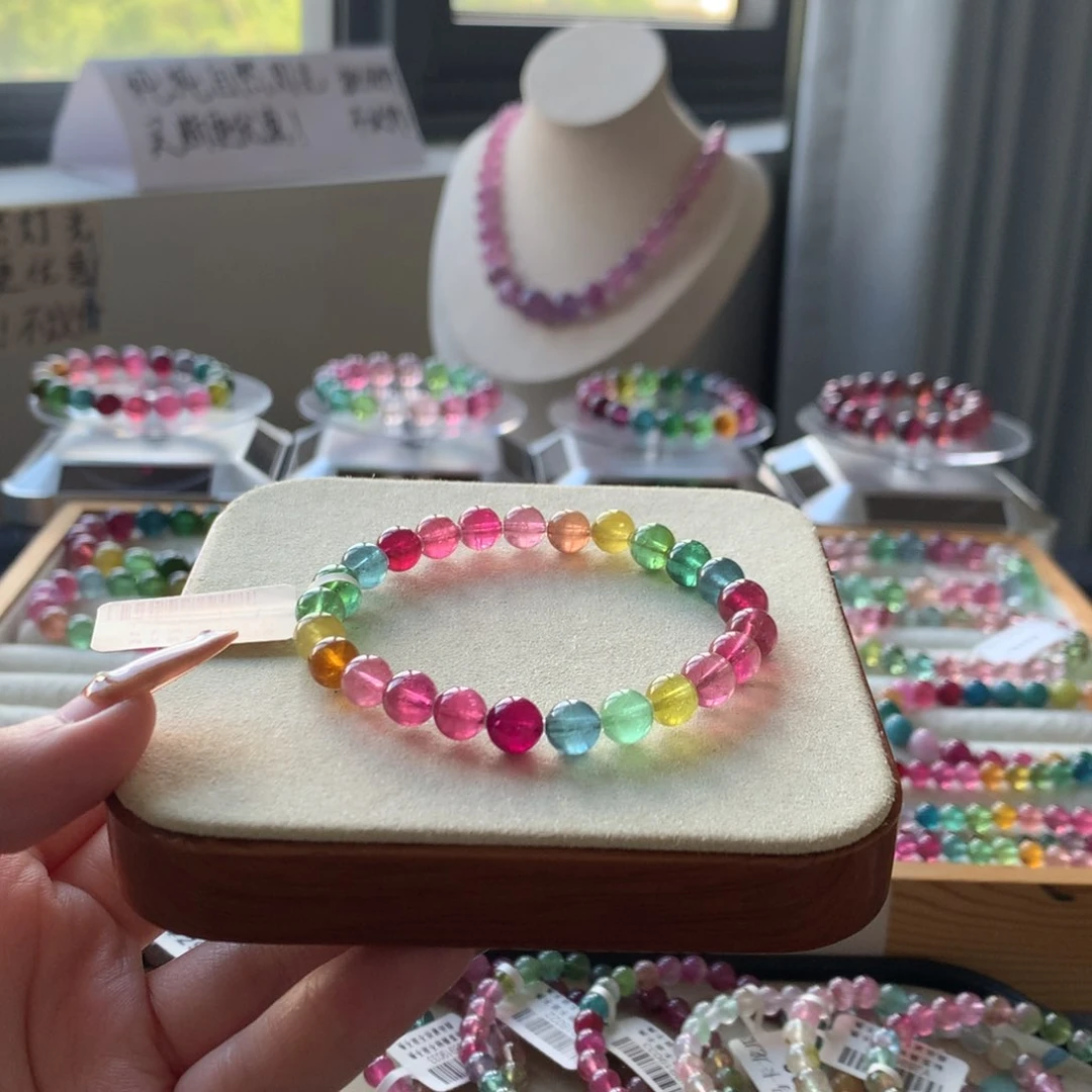 未镶嵌手链碧玺碧玺