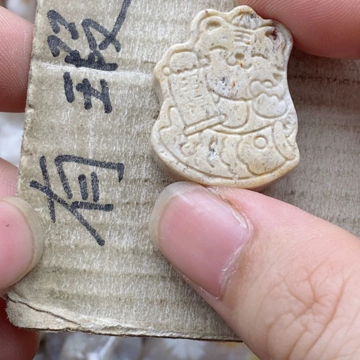 颈饰未镶嵌硅化珊瑚（珊瑚玉）随*?小