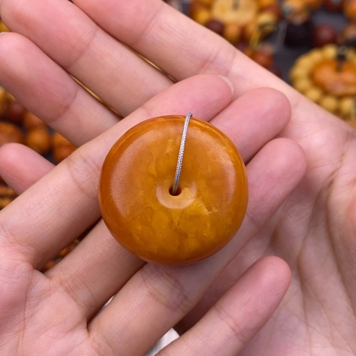 琥珀未镶嵌裸石蜜蜡M