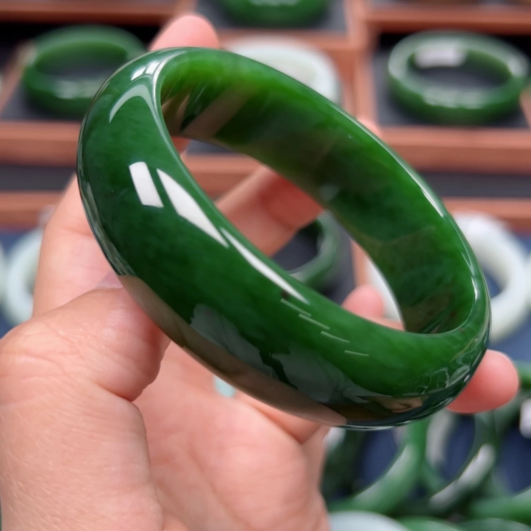 未镶嵌手镯和田玉（碧玉）5859