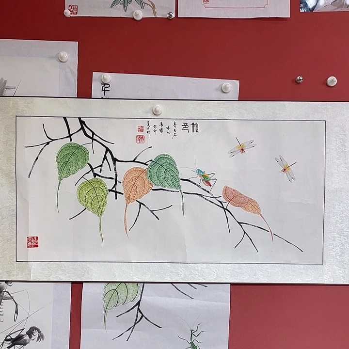 国画冯老师手绘作品