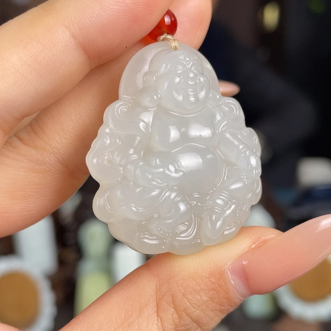 和田玉未镶嵌颈饰定制发货