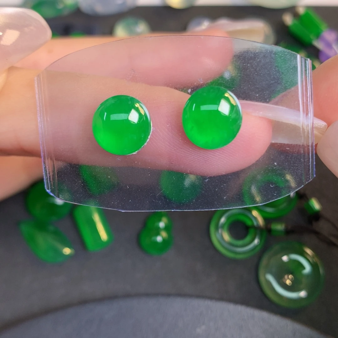 翡翠裸石翡翠翡翠9.09-8.69-3.75