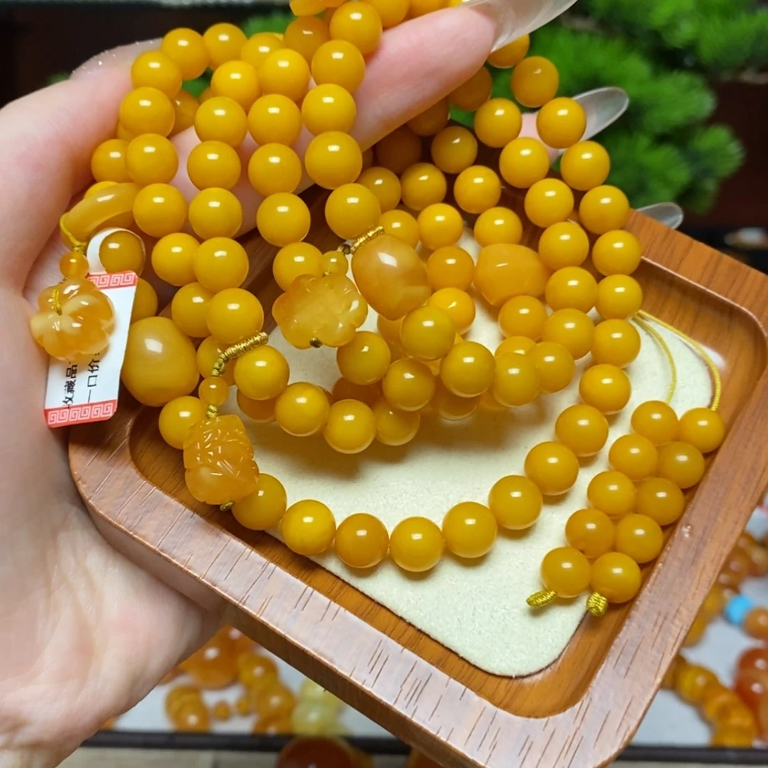 【闪购商品】蜜蜡颈饰未镶嵌项链