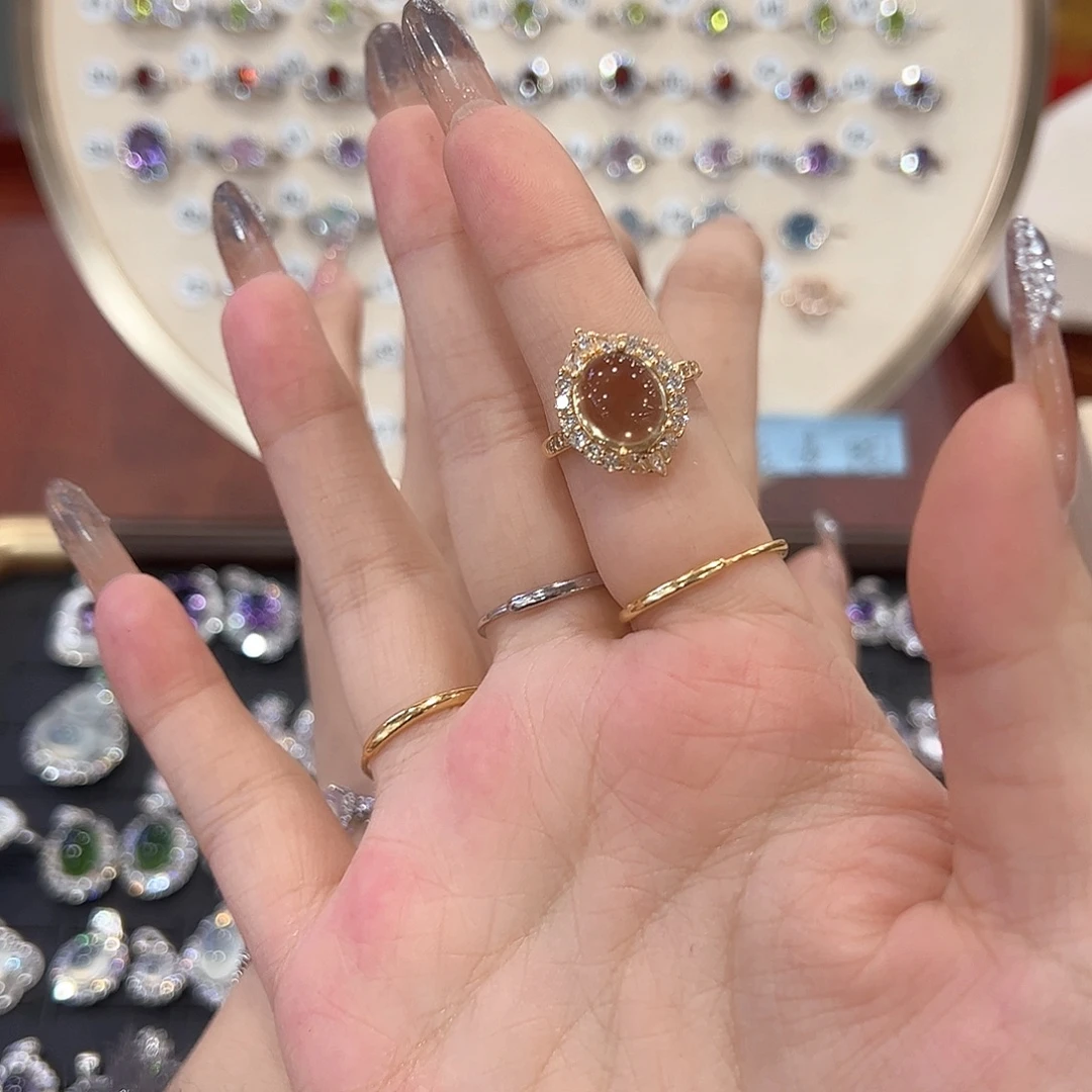 ****）蛇纹石玉银S925镶嵌饰品