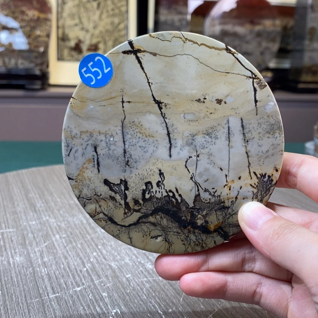 石材广西国画石草花石