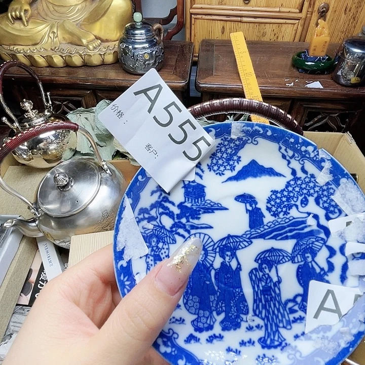 秋***风瓷片瓷器瓷器瓷器上