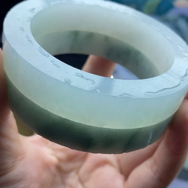 定制翡翠未镶嵌冰糖雪梨54-56