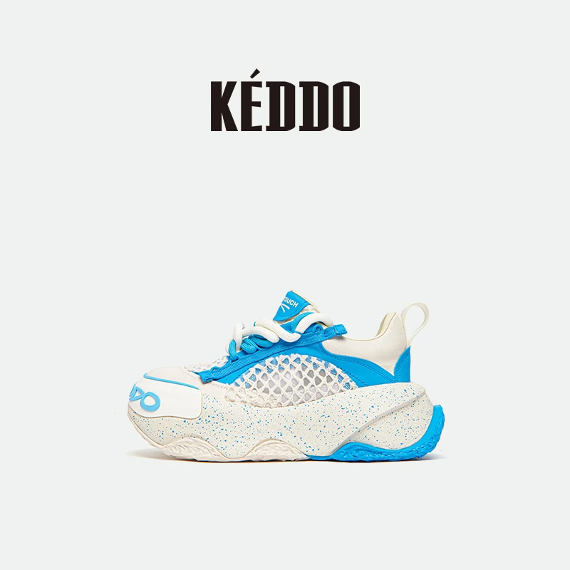 KEDDO“颜料未干2代”马卡龙色舒适老爹鞋厚底女鞋新款2025时尚