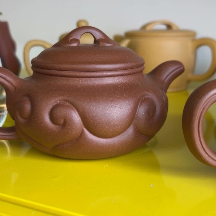 茶壶紫砂仿古如意350cc