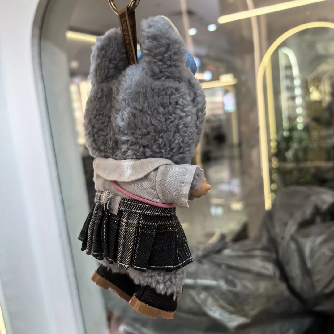 D497蓝色蝴蝶结卡通人物包挂件