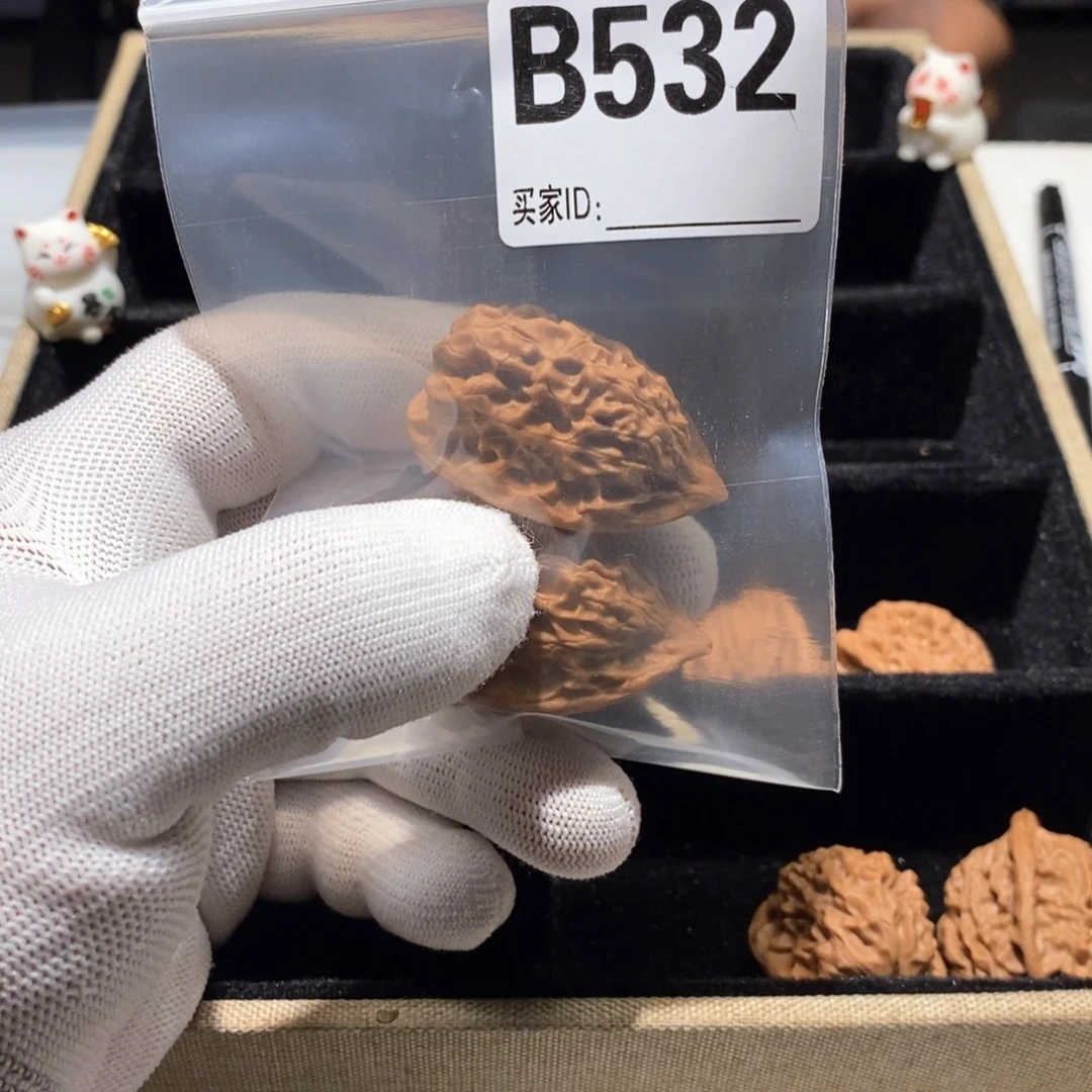 手串文玩核桃B532野鸡30（全）非定向