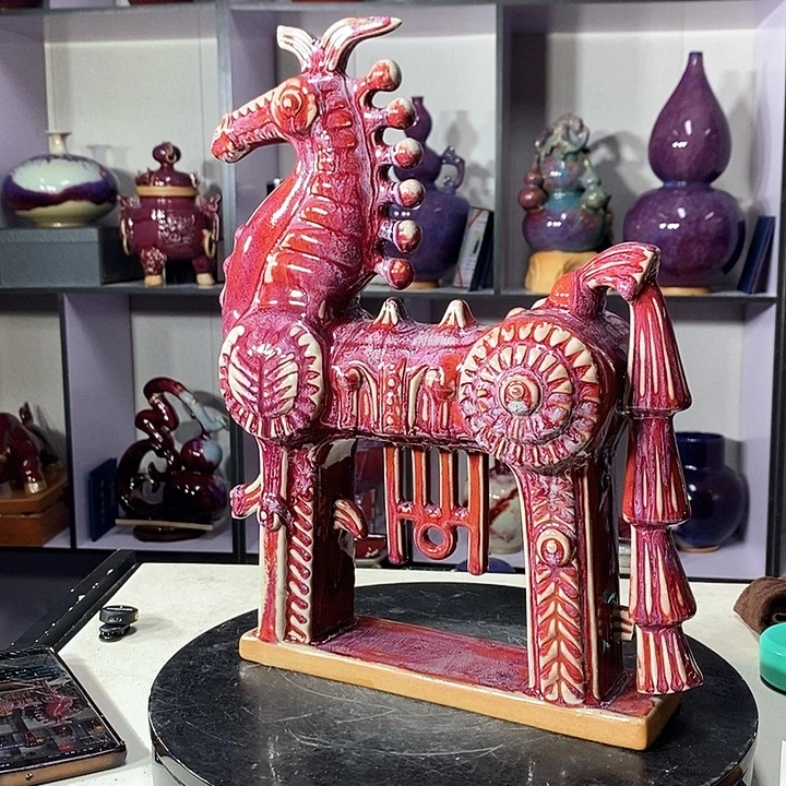 瓷片中国神垕精品钧瓷